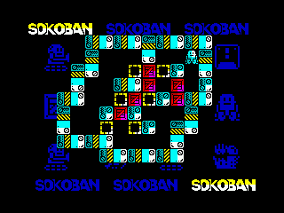 Sokoban game screen