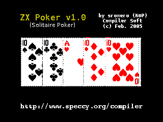 ZX Poker pantalla de carga